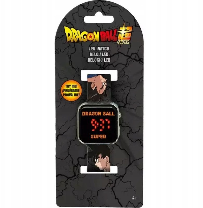 Zegarek LED z kalendarzem Dragon Ball Z DB00002 Kids Euroswan