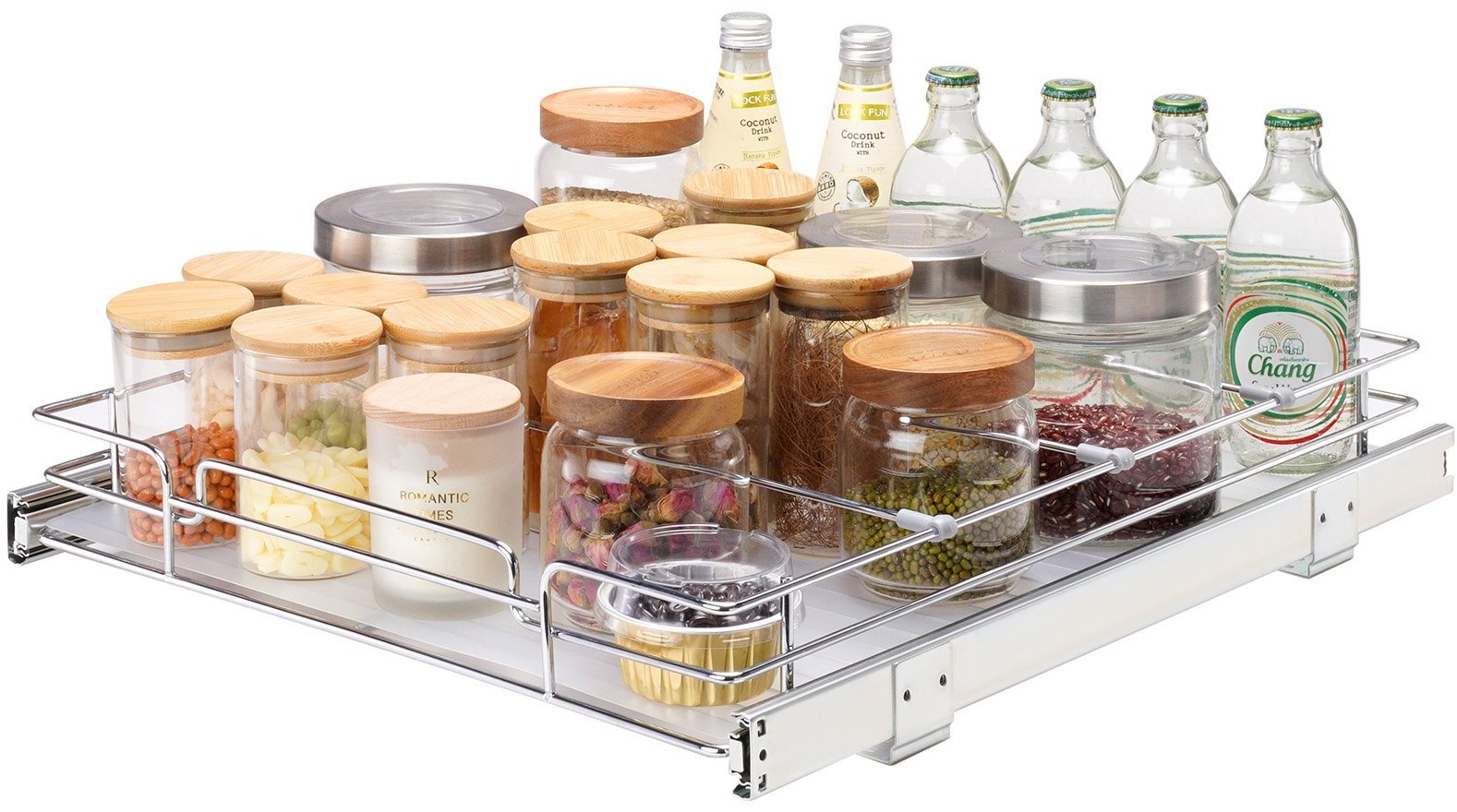 Organizer pod zlewozmywak kosz do szafki wysuwana półka cargo