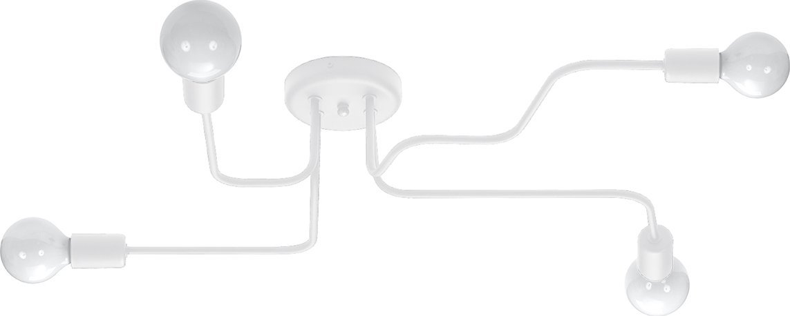 Lampa wisząca Sollux Lighting SOLLUX Żyrandol VECTOR 4 biały 4 x E27 SL.1442