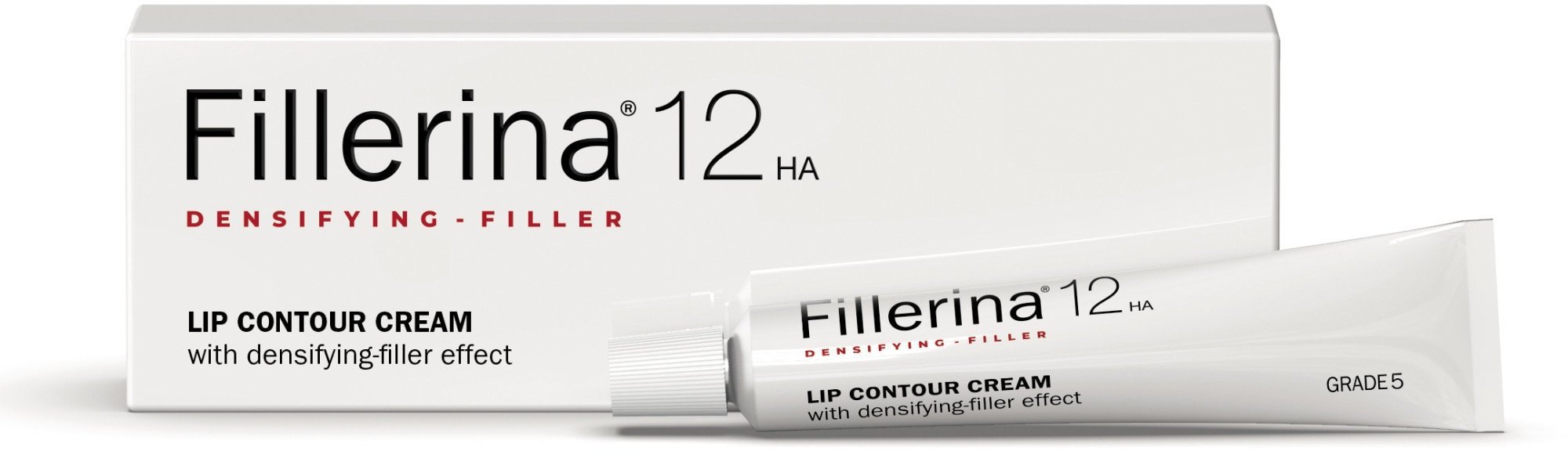 Labo, Fillerina 12HA Densifying Filler Grade 5, Hydrate & Firm, Cream, For Lips Contour, 15 ml For Women
