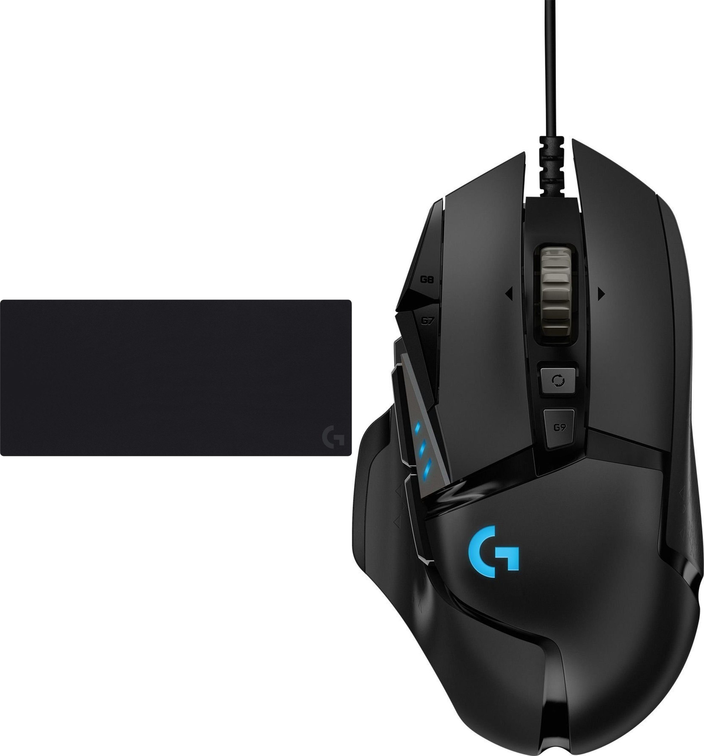 Podkładka Logitech G840 XL (943-000778) + G502 Hero (910-005470)