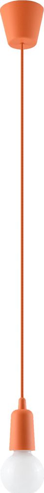 Lampa wisząca Lumes Pomarańczowa lampa wisząca industrialna - EX541-Diegi