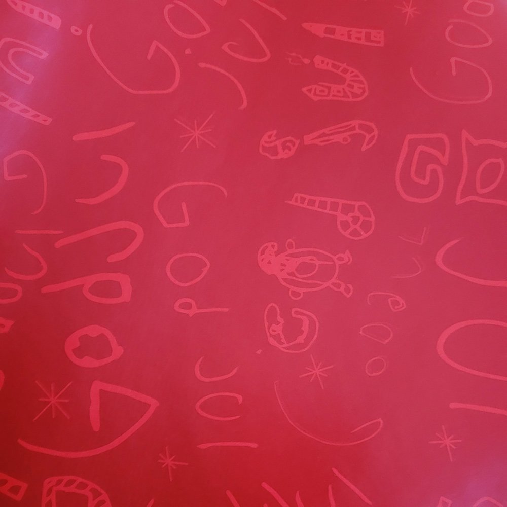 Papier czerwony do pakowania 57cmx2m 2m329