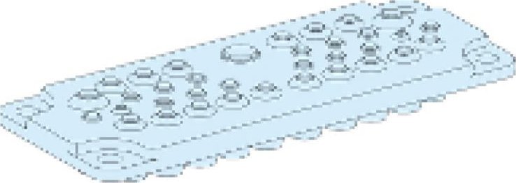 Schneider Electric Prisma Plus G Płyta dławnicowa membranowa IP30 LVS08896