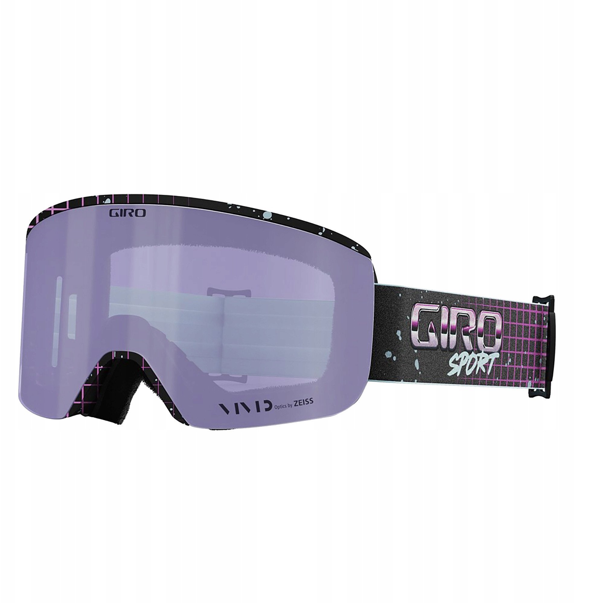 Gogle zimowe GIRO AXIS PURPLE SYNDROME (Szyba lustrzana kolorowa VIVID-Carl Zeiss VIVID HAZE 8-18% VLT S3 + Szyba lustrzana kolorowa VIVID-Carl Zeiss