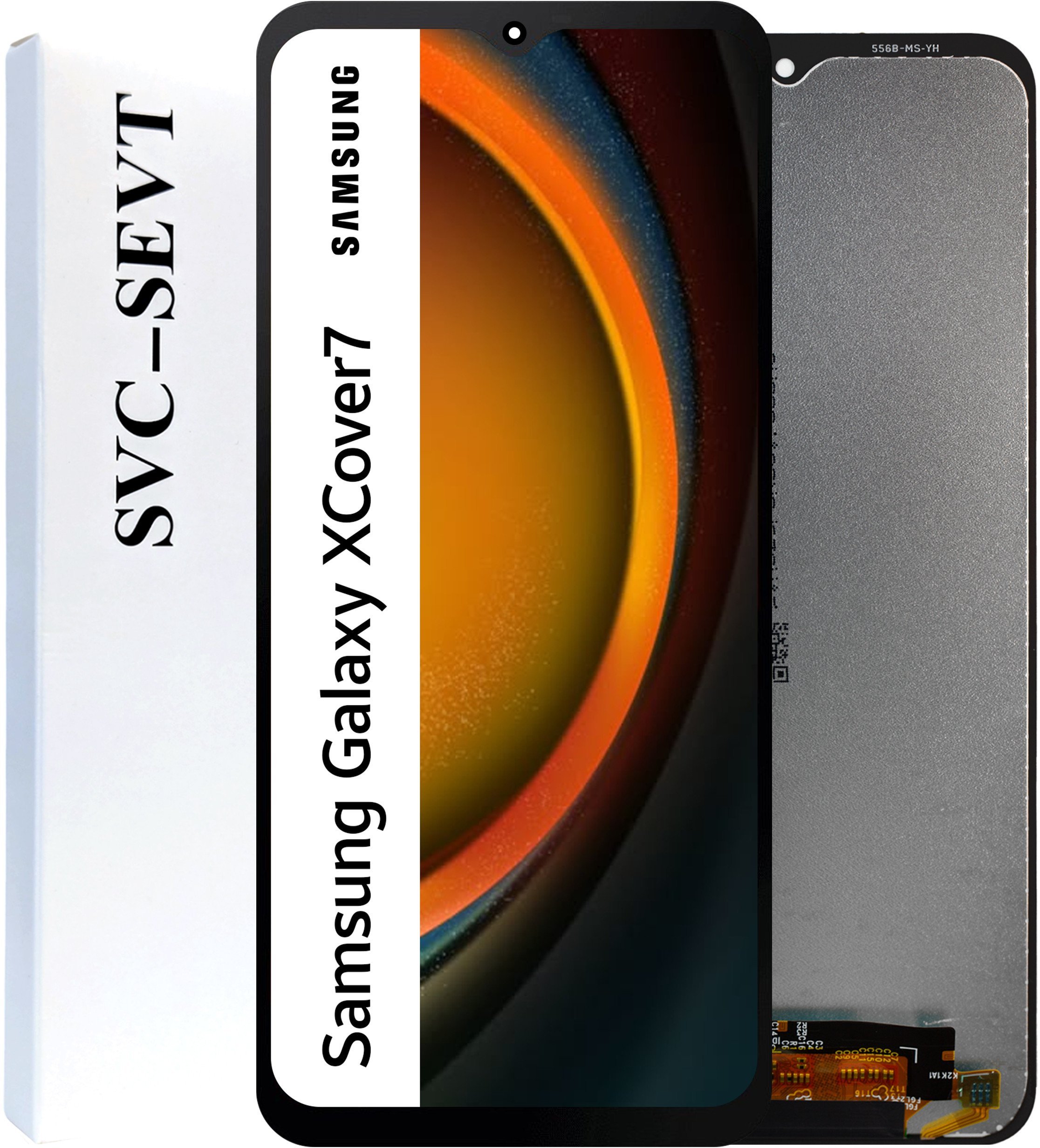 Zila Wyświetlacz do Samsung Galaxy XCover 7 Ekran LCD Oryginał (5904858353927)