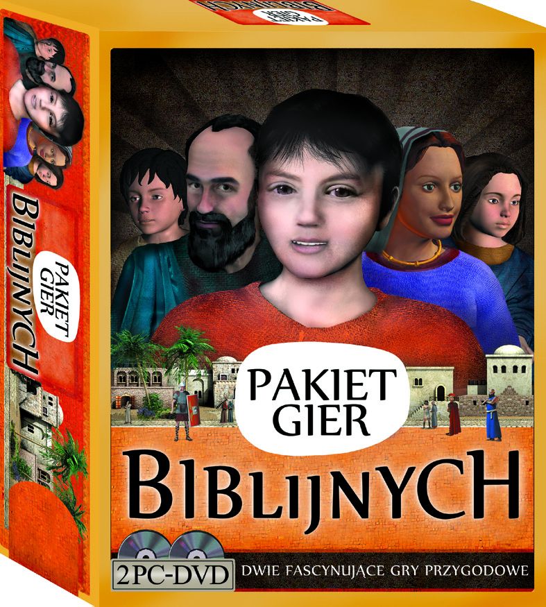 Pakiet gier biblijnych 2xDVD