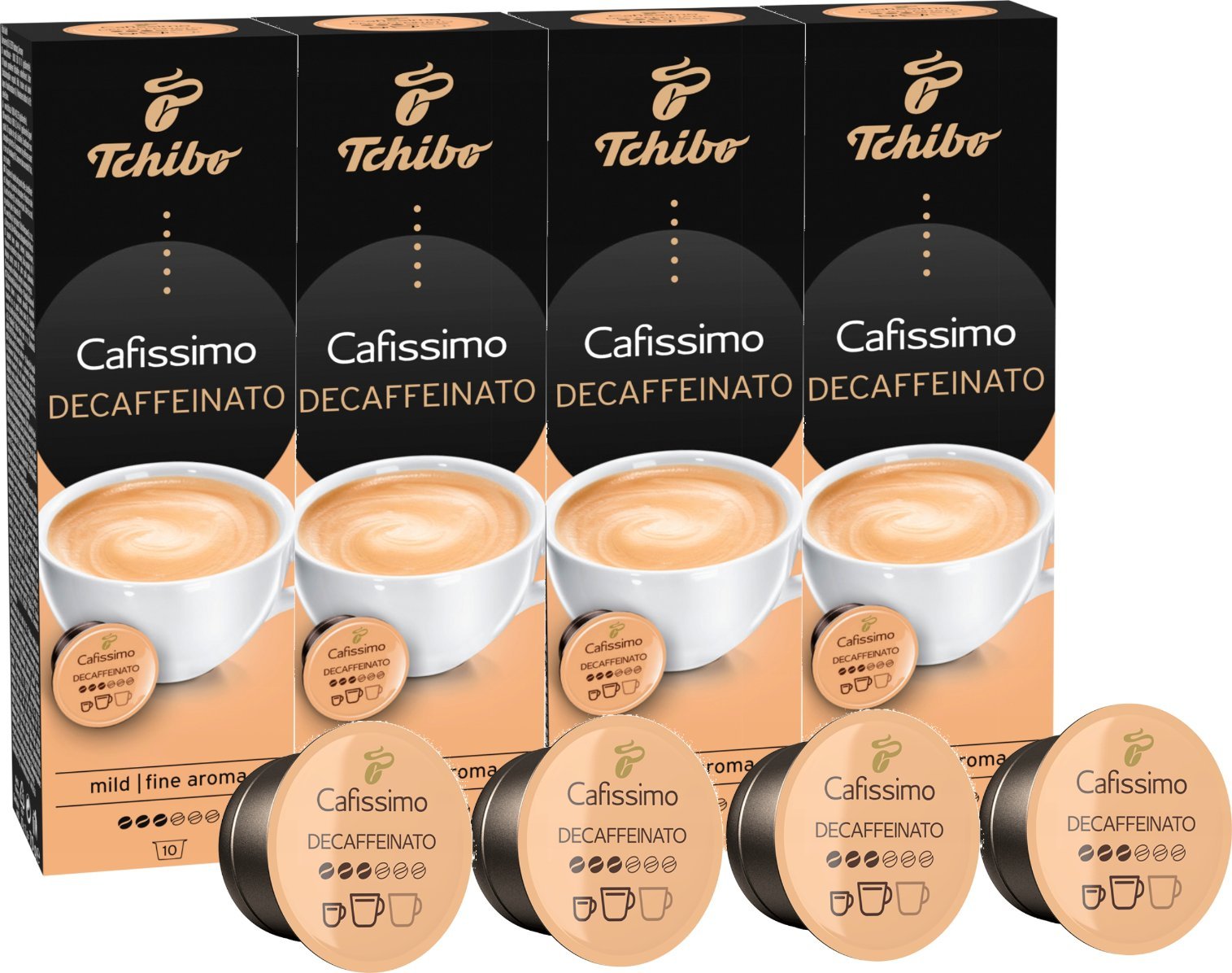 Tchibo Kapsułki Cafissimo Decaffeinato Mild Aroma 4x10 szt.