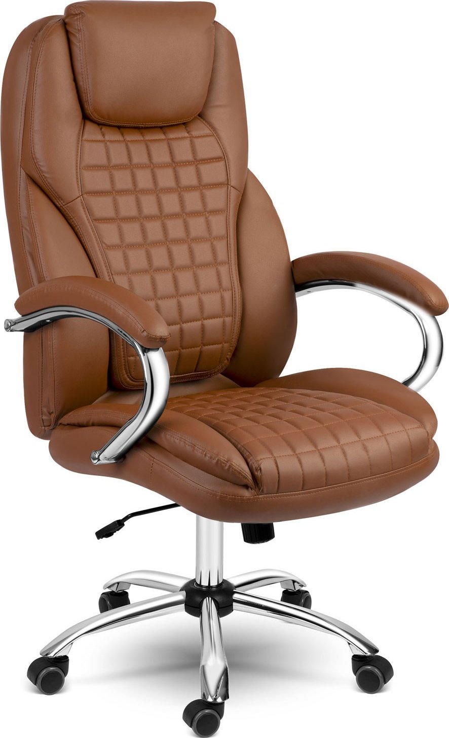 Krzesło biurowe Sofotel Batory Brązowe