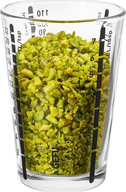 NPC Polska GEFU Messi Kubeczek z miarką szklany 100 ml