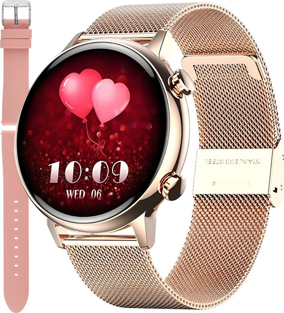 Smartwatch Enter SAT.110.1410.539-SET Różowe złoto