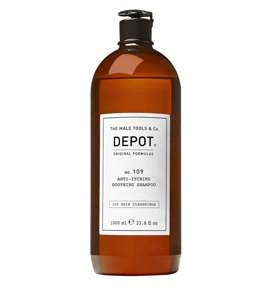 Depot 100 Hair Cleansing No. 109 Hair Shampoo Anti-Itching 1000 ml For Men