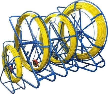 ExtraLink CABLE PULLING ROD 9MM 150M PILOT Z włókna szklanego DO PRZECIĄGANIA KABLI 9MM 150M żółty