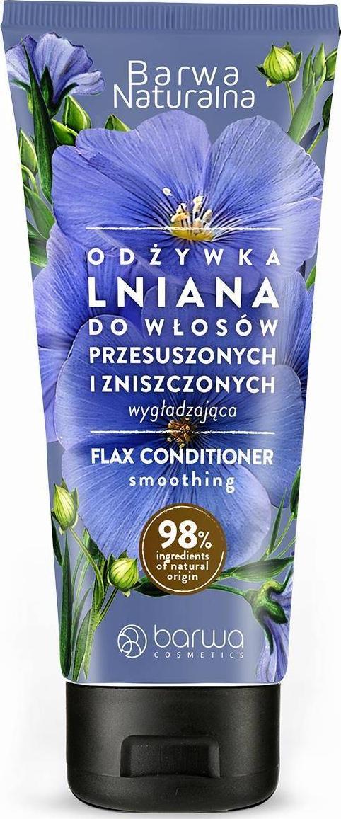 Barwa BARWA_Naturalna lniana wzmacniająca odżywka do włosów słabych i łamliwych 200ml