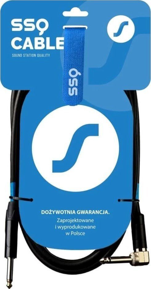 Kabel SSQ SSQ JMPJMK7 - Jack mono prosty - jack mono kątowy 7 metrowy