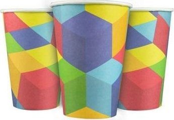 Arpex Kubki papierowe Klocki 8szt