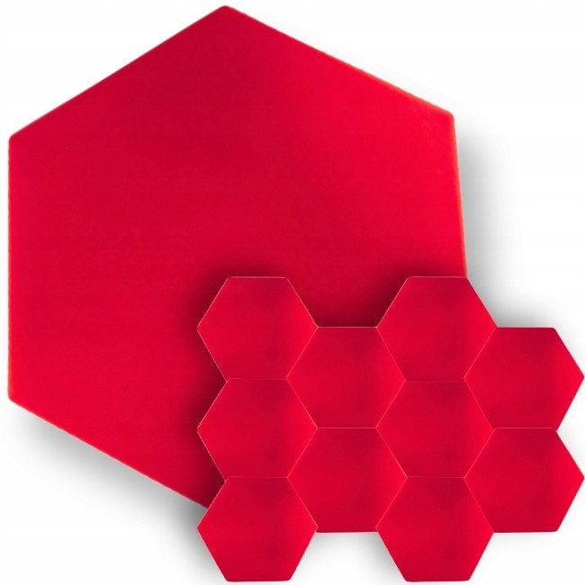 DNA AM3 RD panel akustyczny zestaw 10 szt. czerwon