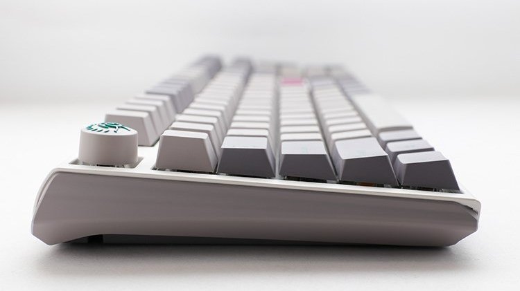 Klawiatura Ducky Ducky One 3 Mist Grey Gaming Tastatur, RGB LED - MX-Brown