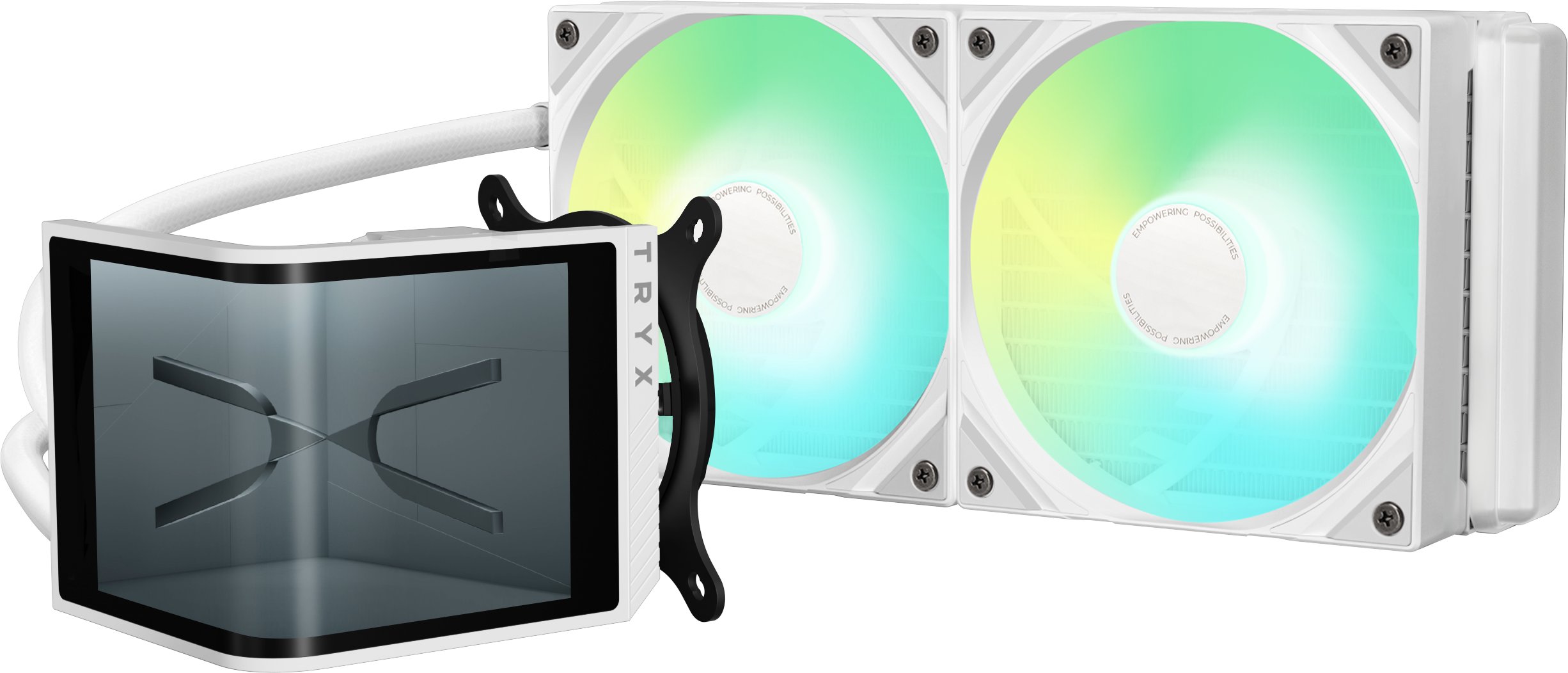 TRYX PANORAMA SE ARGB 240 Komplett-Wasserkhlung, 3D-AMOLED-Display - 240mm, wei