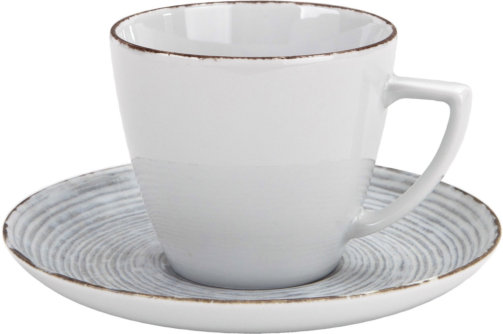 Filiżanka porcelanowa 350 ml + spodek Rayado 101/9015