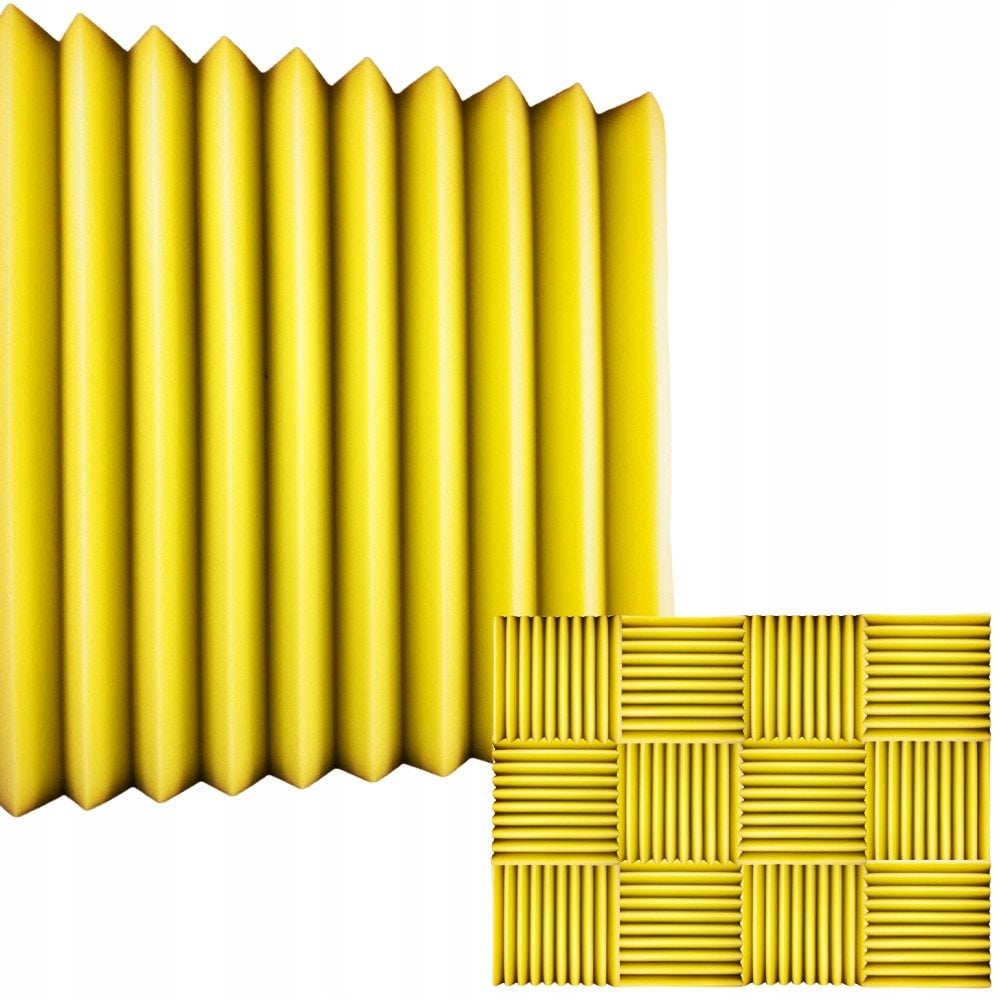 DNA AM4 YL panel akustyczny zestaw 12 szt. żółty