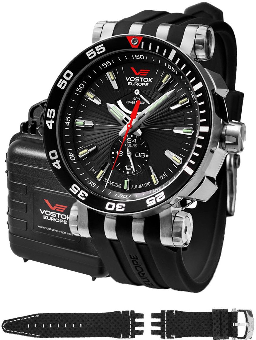 Zegarek męski Vostok Europe YN84-575A538S czarny