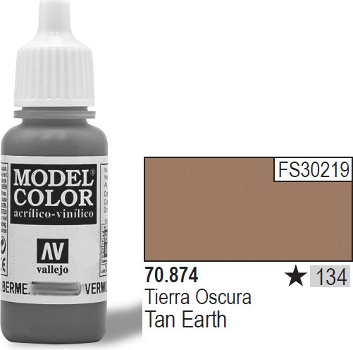 Vallejo Farba Nr134 US Tan Earth 17ml - 70874