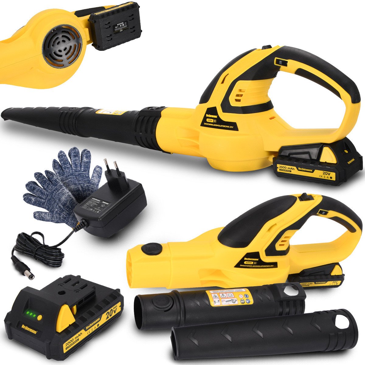 Dmuchawa ogrodowa do liści akumulatorowa Heckermann Select AVDM20