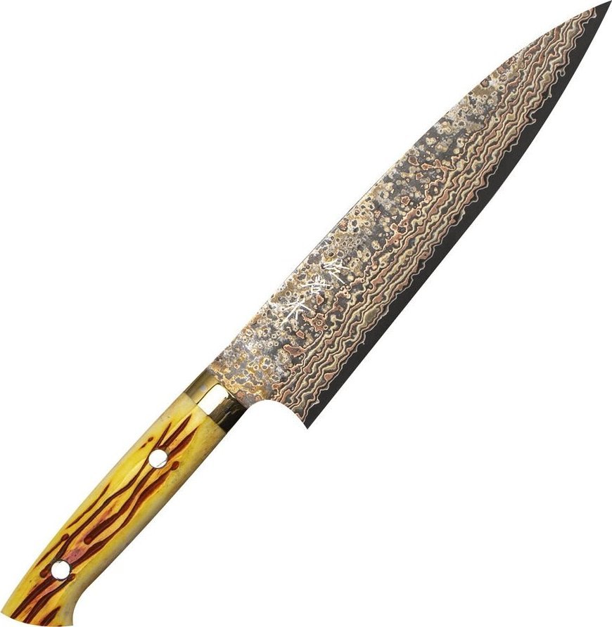 Takeshi Saji OBB Black VG-10 Color Nóż Szefa kuchni 21 cm