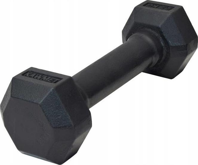 Kawmet ‎‎Hantel Hex żeliwny 1 x 2.5 kg