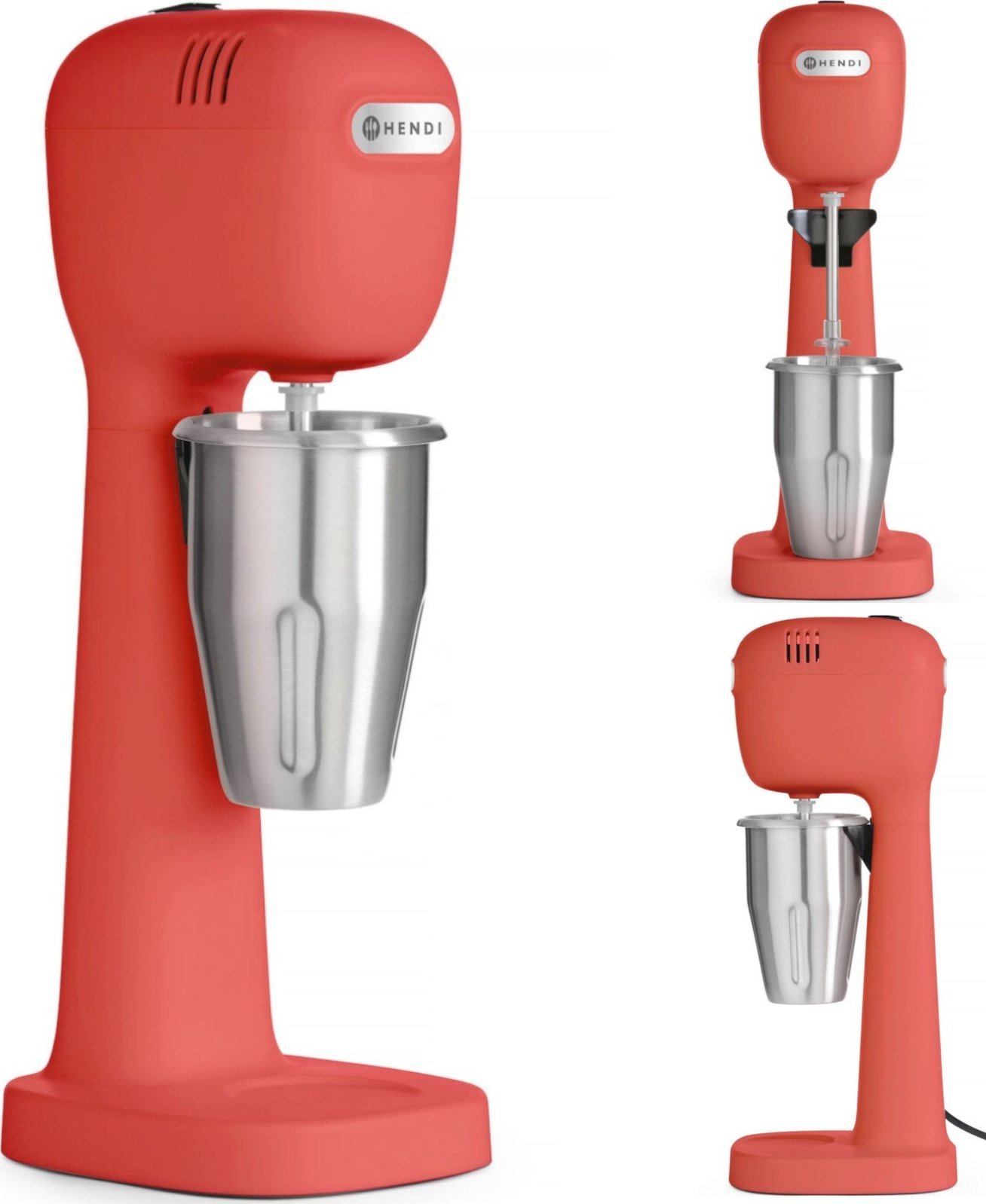 Hendi Shaker spieniacz do koktajli mlecznych 400 W czerwony - Hendi 221648 Shaker spieniacz do koktajli mlecznych 400 W czerwony - Hendi 221648