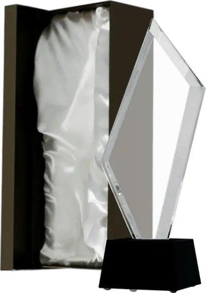 Victoria Sport Trofeum szklane grawerowane