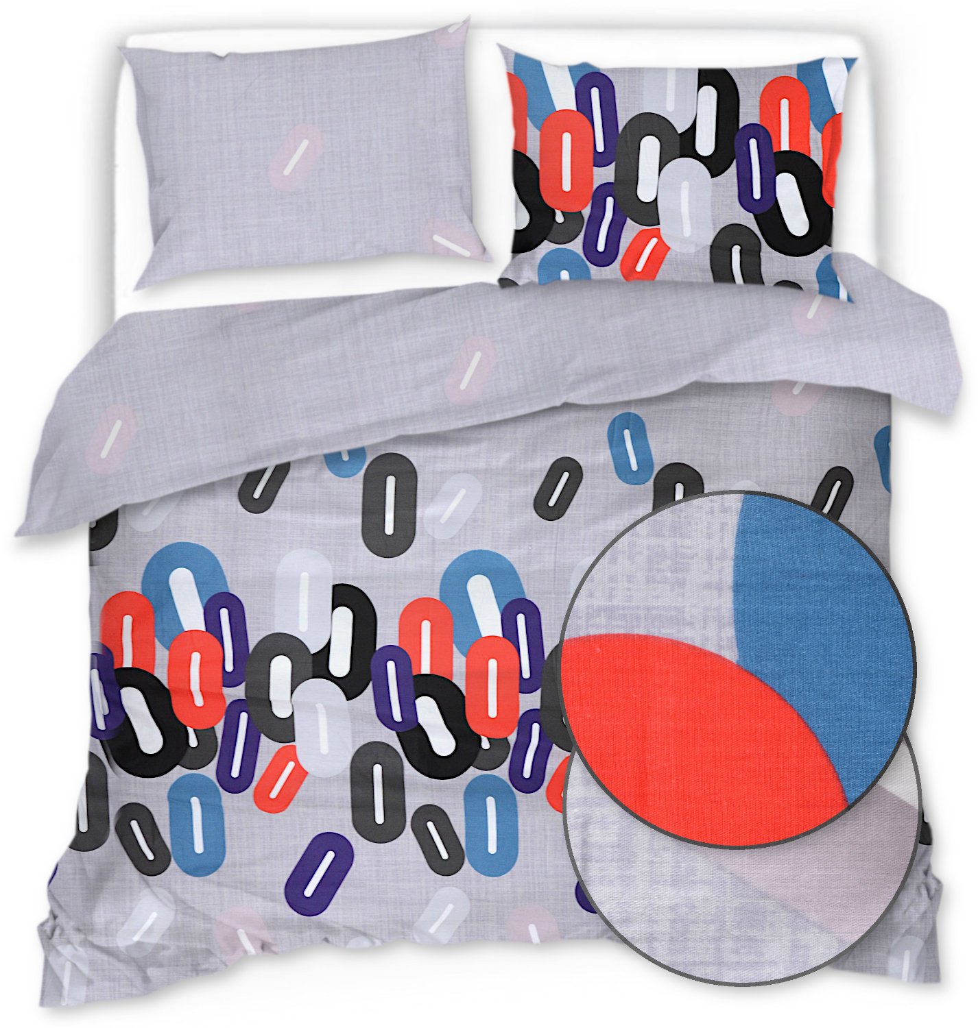 Pościel Elway 200X220 Satyna Bawełniana 7256