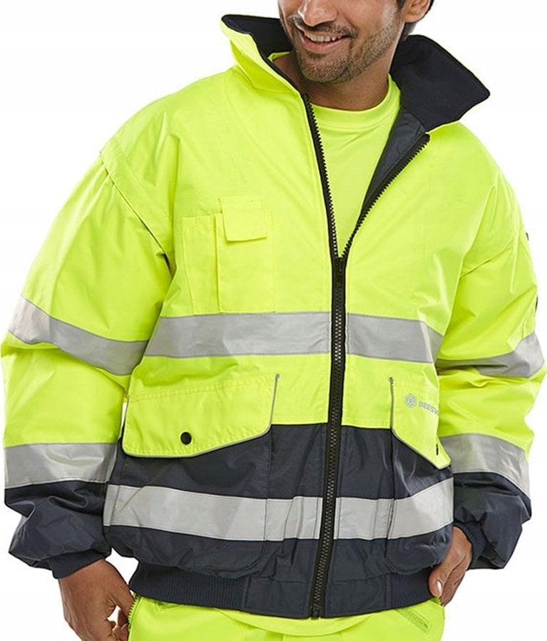 Kurtka męska BEESWIFT Kurtka ostrzegawcza BEESWIFT Europa, typu bomber, rozm. XXL, żółta