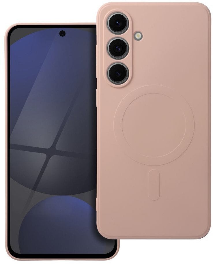 Futerał SILICONE MAG COVER kompatybilny z MagSafe do XIAOMI Redmi 15 4G / 5G (171,1mm) różowy