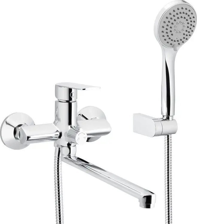 Bateria wannowa 4428-715-00 / KFA / AGAT / BATERIA WANNOWO-UMYWALKOWA Z NATRYSKIEM PUNKTOWYM, CHROM