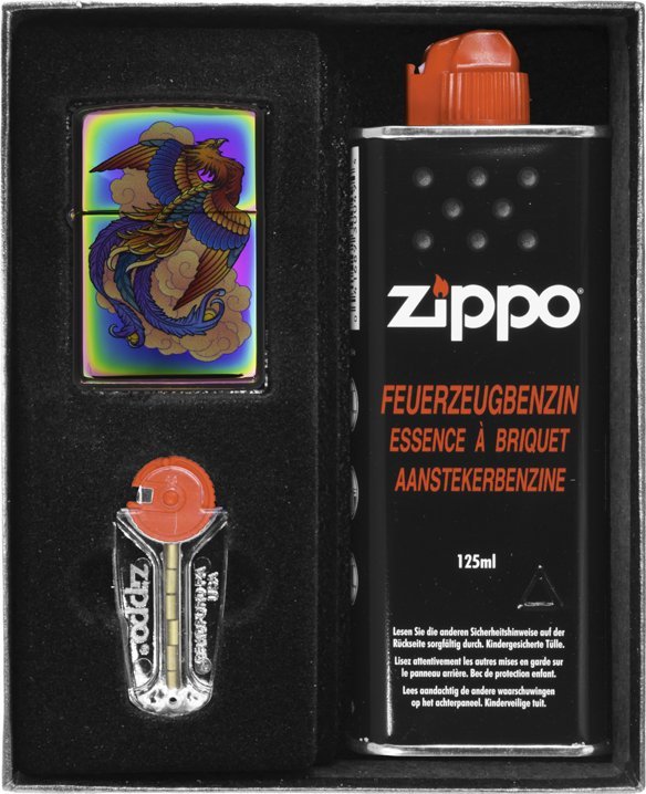 Zestaw ZIPPO Zapalniczka PHONIX RAINBOW Prezentowy No1