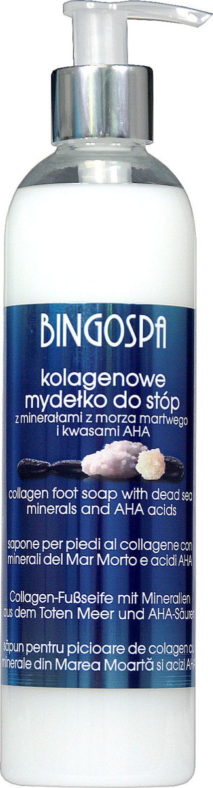 BingoSpa Kolagenowe mydełko do stóp z minerałami Morza Martwego i kwasami AHA BingoSpa Dead Sea