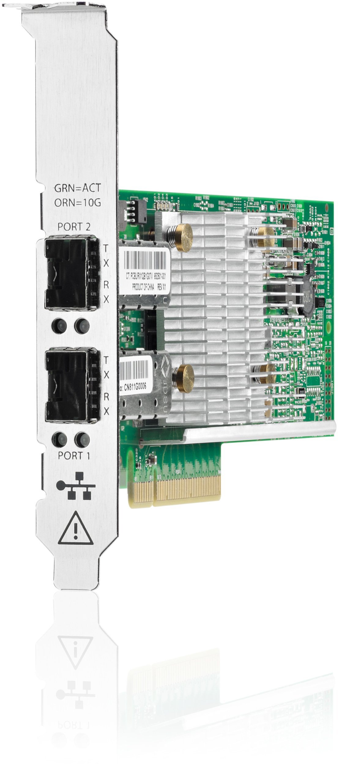 HPE Ethernet 10Gb 2-port 530SFP+ Wewnętrzny Włókno 20000 Mbit/s