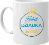 Koszulkowy Kubek najlepszego dziadka na świecie - kubek ceramiczny z nadrukiem