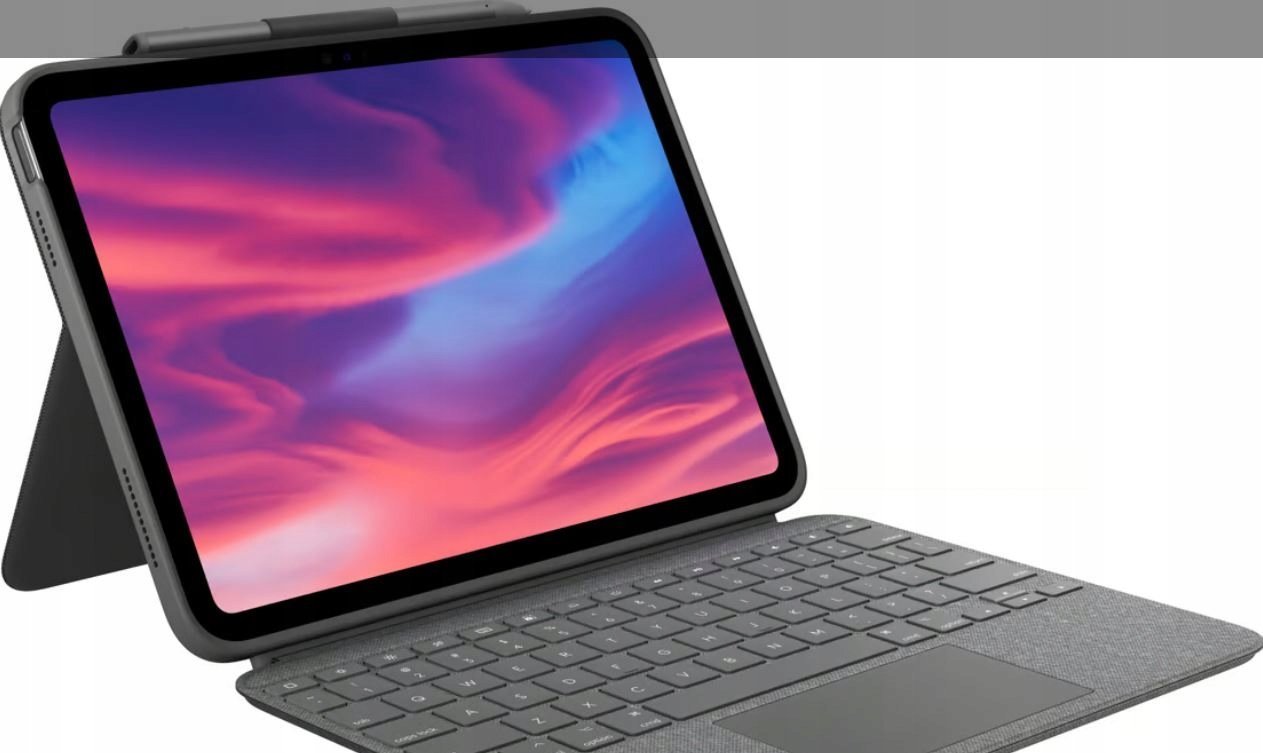 Logitech Logitech Combo Touch Szary QWERTZ Niemiecki