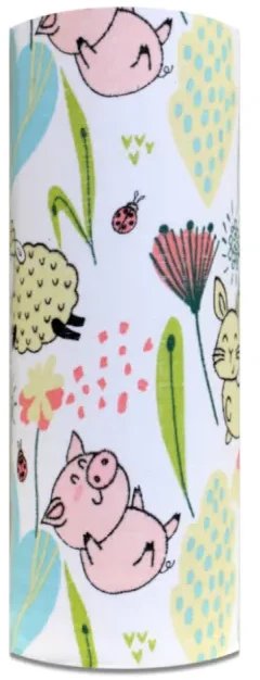 Pielucha tetra druk 70/80 Szczęśliwa świnka na białym tle 1 szt. 5080 Ega Kids