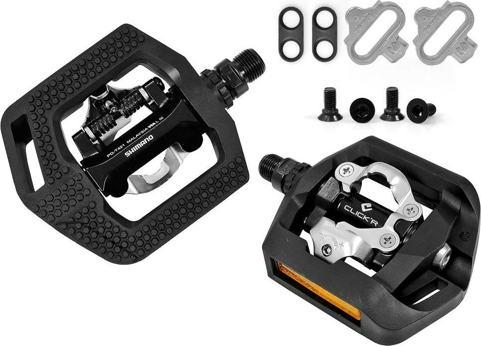 Shimano Pedały Shimano SPD PD-T421 Click'R z blokami SM-SH56 uniwersalny