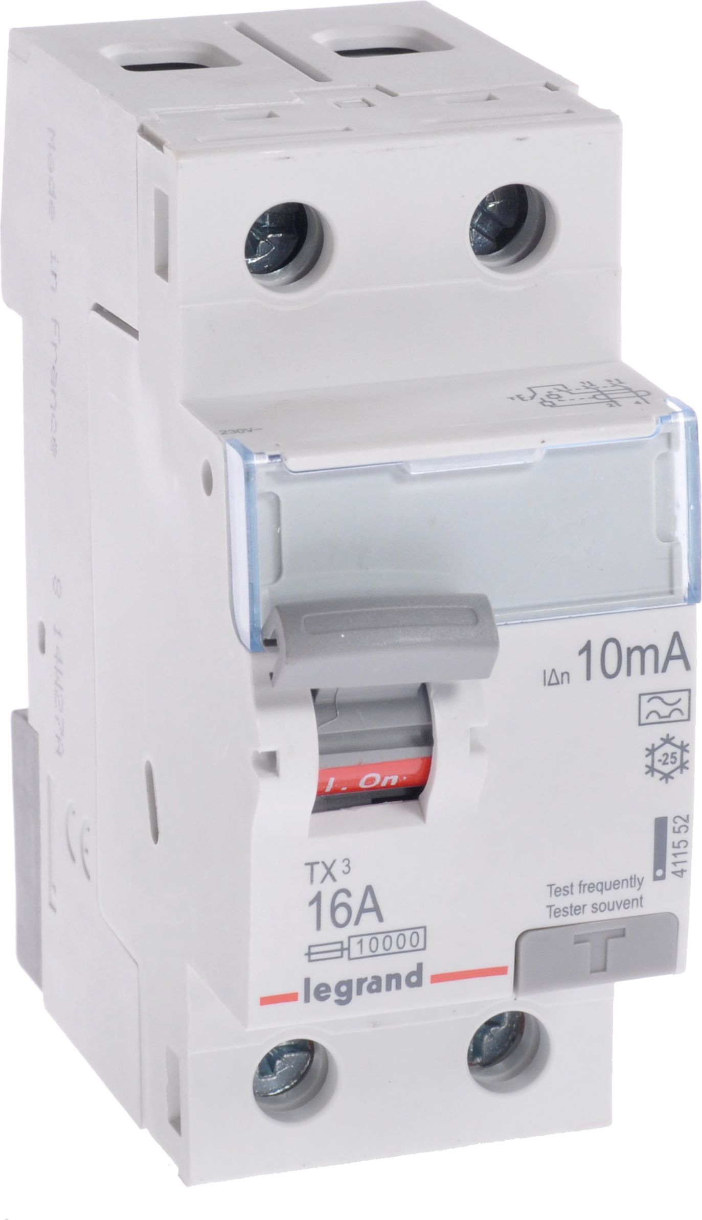 Legrand Wyłącznik różnicowoprądowy 2P 16A 0,01A typ A P302 TX3 (411552)