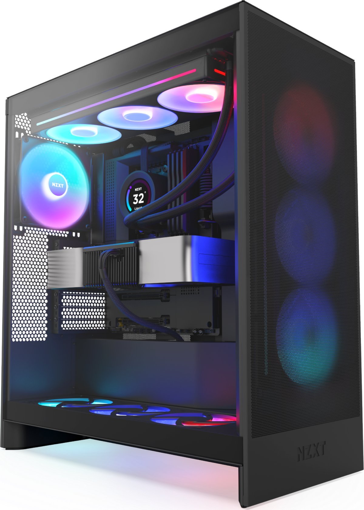 Obudowa Nzxt H7 Flow RGB czarna (CM-H72FB-R1)