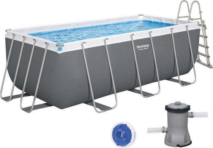 Bestway Basen Stelażowy Naziemny Bestway 56456 Power Steel