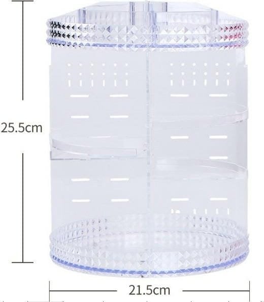 CA26 OBROTOWY ORGANIZER NA PĘDZLE DO MAKIJAŻU