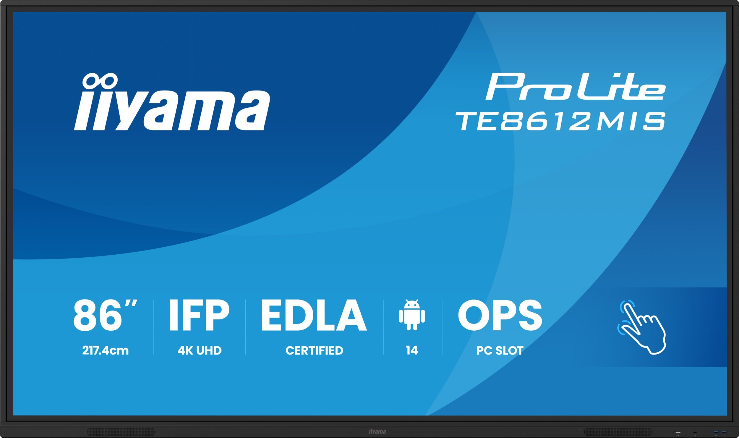 IIYAMA DS TE8612MIS 217cm IPS TOUCH 86''/3840x2160/VGA/2xHDMI/2xUSB-C
