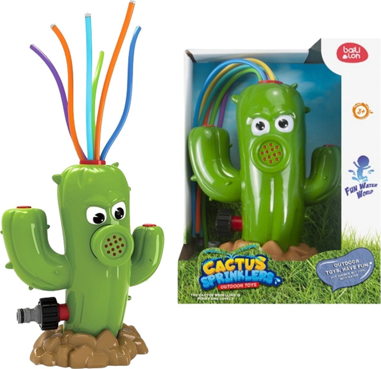 Askato Kaktus - kolorowy spryskiwacz ogrodowy Askato Sprinklers