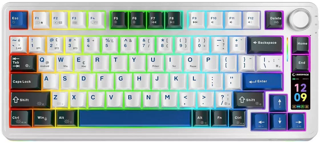 Klawiatura Rampage Quell Pro StarVector (QUELLPRO-WHITE)